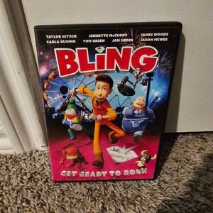 Bling Animated Movie DVD Get Ready to Rock Taylor Kitsch Jennette McCurdy